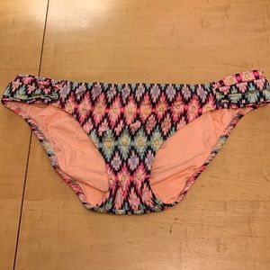 Victoria’s Secret pink knockout hipster bikini bottom ruched
